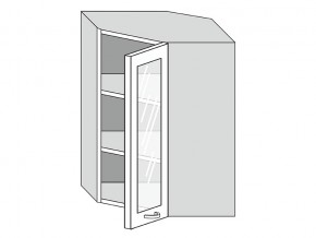 19.60.3у Шкаф настенный (h=913) угловой на 600мм со стекл. дверцей в Нижневартовске - nizhnevartovsk.магазин96.com | фото