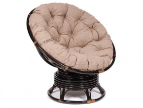 Кресло-качалка Papasan w 23/01 B с подушкой Antique brown, экошерсть Коричневый в Нижневартовске - nizhnevartovsk.магазин96.com | фото