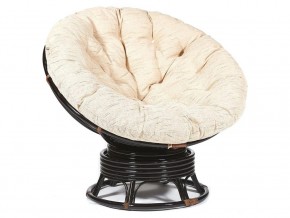 Кресло-качалка Papasan w 23/01 B с подушкой Antique brown, ткань Старт в Нижневартовске - nizhnevartovsk.магазин96.com | фото