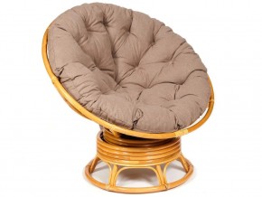 Кресло-качалка Papasan w 23/01 B с подушкой Honey, экошерсть Коричневый в Нижневартовске - nizhnevartovsk.магазин96.com | фото