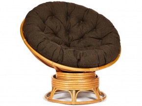 Кресло-качалка Papasan w 23/01 B с подушкой Honey, ткань Коричневый в Нижневартовске - nizhnevartovsk.магазин96.com | фото