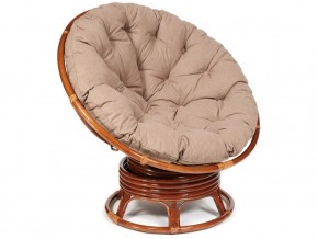 Кресло-качалка Papasan w 23/01 B с подушкой Pecan, экошерсть Коричневый в Нижневартовске - nizhnevartovsk.магазин96.com | фото