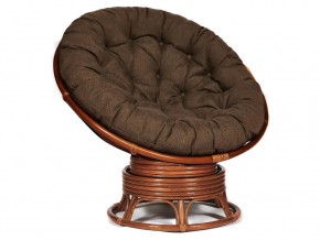 Кресло-качалка Papasan w 23/01 B с подушкой Pecan, ткань Коричневый в Нижневартовске - nizhnevartovsk.магазин96.com | фото