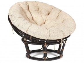 Кресло Papasan 23/01 W с подушкой Antique brown, ткань Старт в Нижневартовске - nizhnevartovsk.магазин96.com | фото