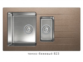 Мойка комбинированная Tolero twist TTS-890 Темно-бежевый 823 в Нижневартовске - nizhnevartovsk.магазин96.com | фото