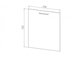 П 60 Комплект для посудомоечной машины 600 мм (цоколь + фасад) ЛДСП в Нижневартовске - nizhnevartovsk.магазин96.com | фото