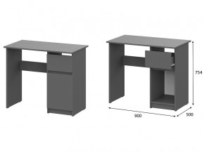 Стол письменный 900 Денвер Графит серый в Нижневартовске - nizhnevartovsk.магазин96.com | фото